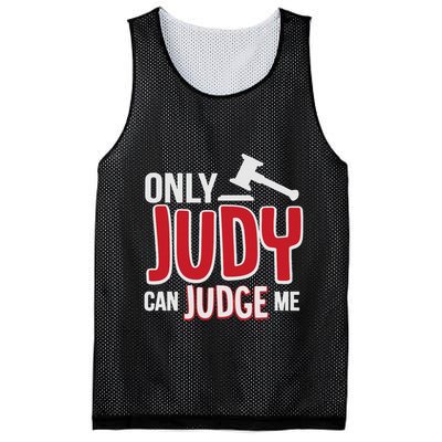Only Judy Can Judge Me Mesh Reversible Basketball Jersey Tank