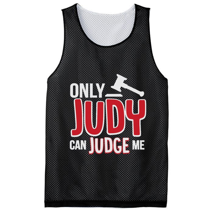 Only Judy Can Judge Me Mesh Reversible Basketball Jersey Tank