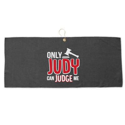 Only Judy Can Judge Me Large Microfiber Waffle Golf Towel