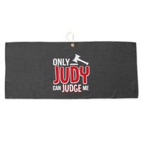 Only Judy Can Judge Me Large Microfiber Waffle Golf Towel