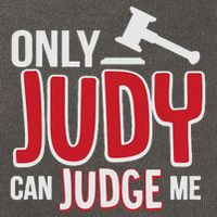 Only Judy Can Judge Me Cotton Canvas Backpack