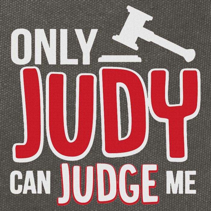 Only Judy Can Judge Me Cotton Canvas Backpack