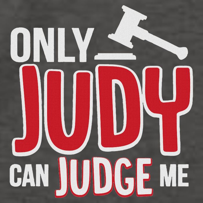 Only Judy Can Judge Me Vector Backpack