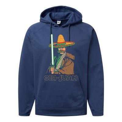 Obi Juan Funny Cinco De Mayo Mexican Movie Nerd Lover Performance Fleece Hoodie