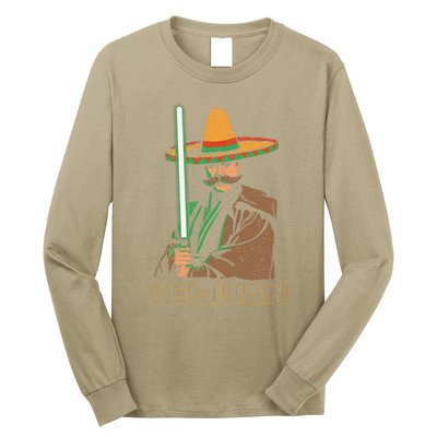 Obi Juan Funny Cinco De Mayo Mexican Movie Nerd Lover Long Sleeve Shirt