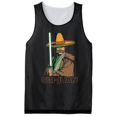 Obi Juan Funny Cinco De Mayo Mexican Movie Nerd Lover Mesh Reversible Basketball Jersey Tank