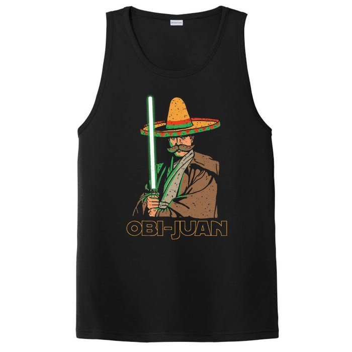 Obi Juan Funny Cinco De Mayo Mexican Movie Nerd Lover PosiCharge Competitor Tank