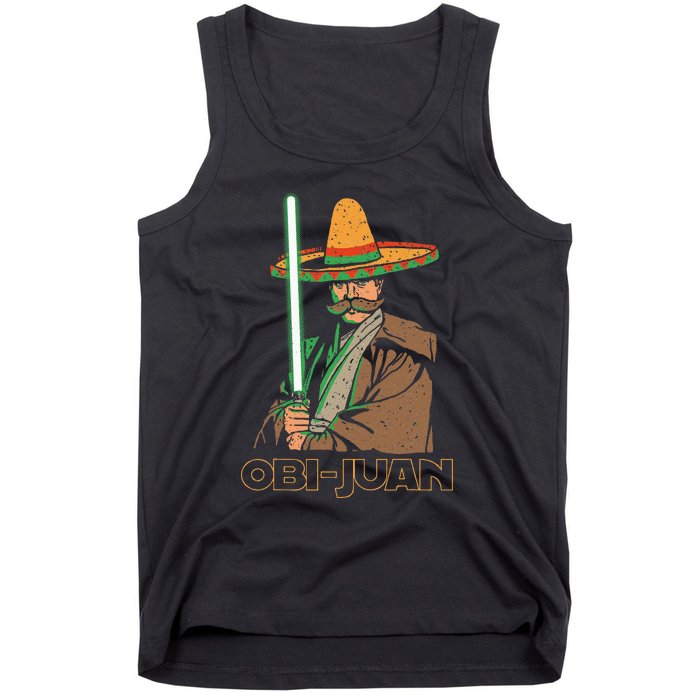 Obi Juan Funny Cinco De Mayo Mexican Movie Nerd Lover Tank Top