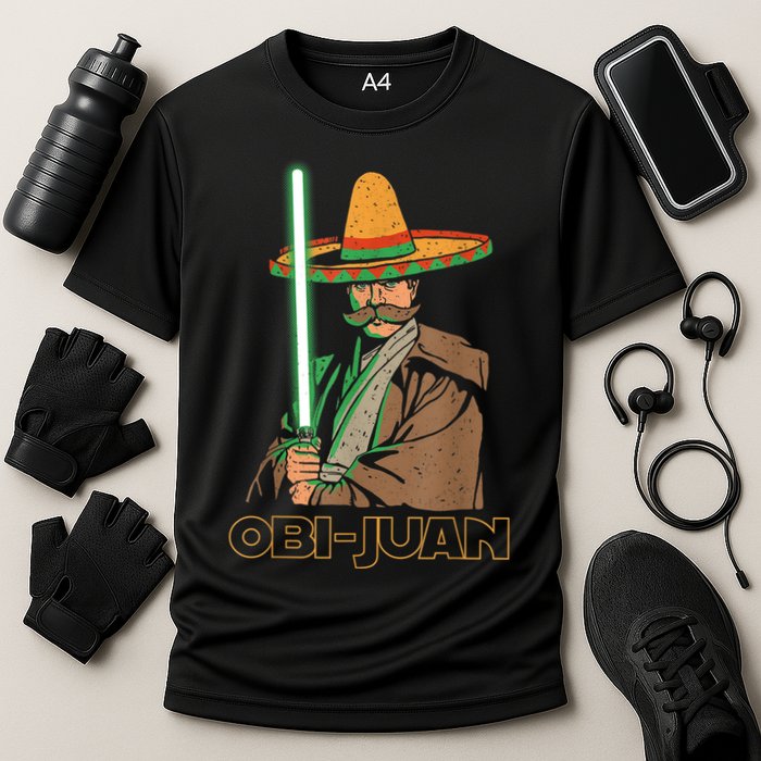 Obi Juan Funny Cinco De Mayo Shirt Mexican Movie Nerd Lover Cooling Performance Crew T-Shirt