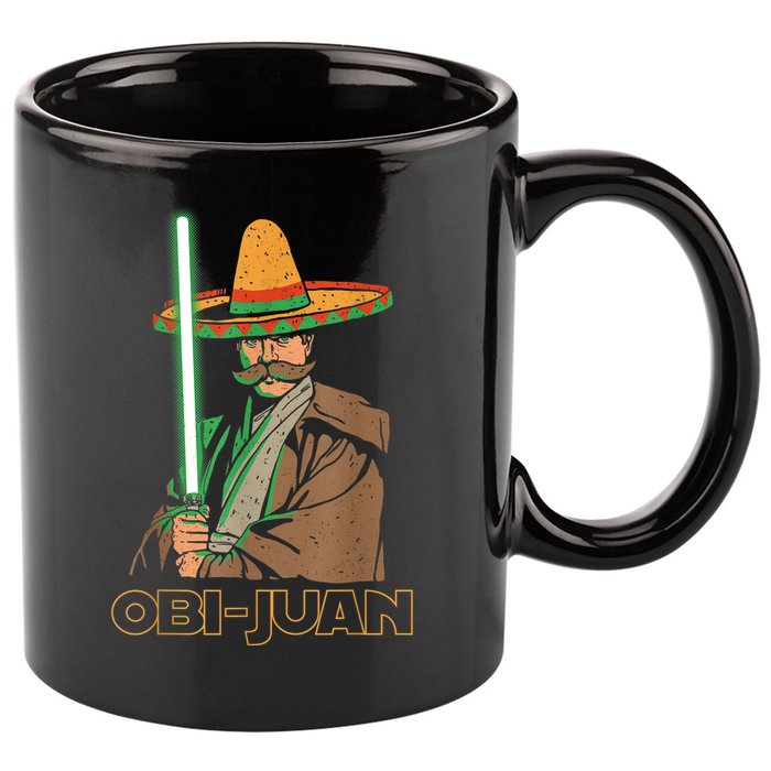 Obi Juan Funny Cinco De Mayo Shirt Mexican Movie Nerd Lover 11oz C Handle Ceramic Mug