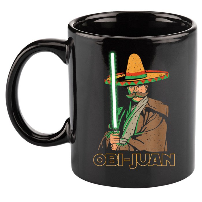 Obi Juan Funny Cinco De Mayo Shirt Mexican Movie Nerd Lover 11oz C Handle Ceramic Mug