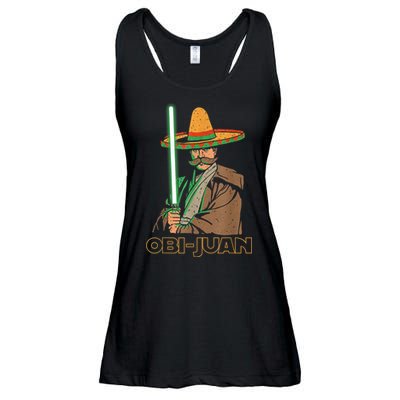 Obi Juan Funny Cinco De Mayo Shirt Mexican Movie Nerd Lover Ladies Essential Flowy Tank