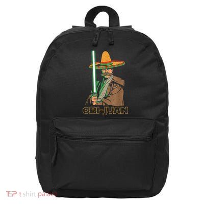 Obi Juan Funny Cinco De Mayo Shirt Mexican Movie Nerd Lover 16 in Basic Backpack
