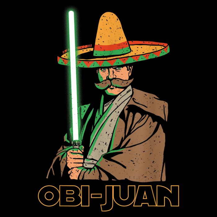 Obi Juan Funny Cinco De Mayo Shirt Mexican Movie Nerd Lover Cooling Performance Long Sleeve Crew
