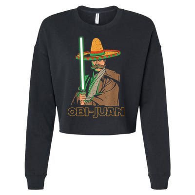Obi Juan Funny Cinco De Mayo Shirt Mexican Movie Nerd Lover Cropped Pullover Crew