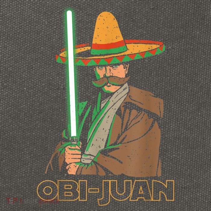 Obi Juan Funny Cinco De Mayo Shirt Mexican Movie Nerd Lover Cotton Canvas Backpack