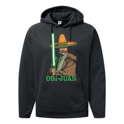 Obi Jaun Funny Cinco De Mayo Mexican Movie Nerd Lover Shirt Performance Fleece Hoodie