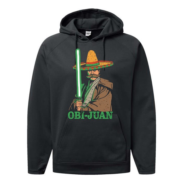 Obi Jaun Funny Cinco De Mayo Mexican Movie Nerd Lover Shirt Performance Fleece Hoodie