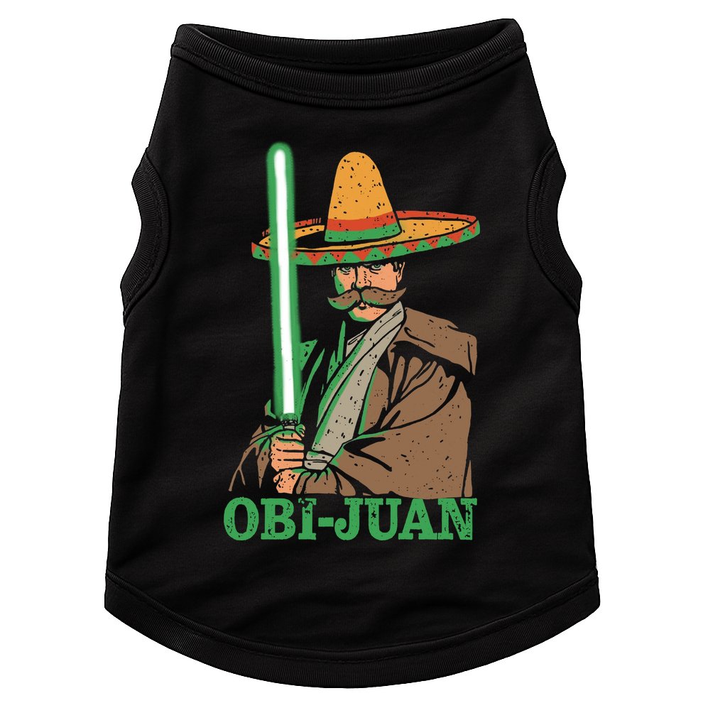 Obi Jaun Funny Cinco De Mayo Mexican Movie Nerd Lover Shirt Doggie Tank
