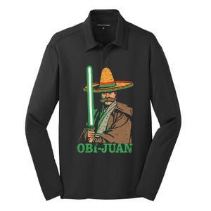 Obi Jaun Funny Cinco De Mayo Mexican Movie Nerd Lover Shirt Silk Touch Performance Long Sleeve Polo