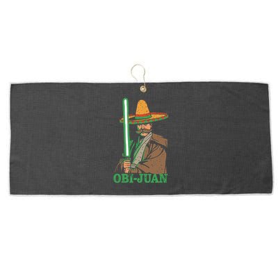 Obi Jaun Funny Cinco De Mayo Mexican Movie Nerd Lover Shirt Large Microfiber Waffle Golf Towel