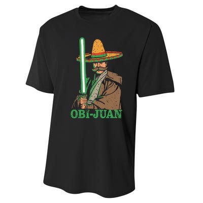 Obi Jaun Funny Cinco De Mayo Mexican Movie Nerd Lover Shirt Performance Sprint T-Shirt