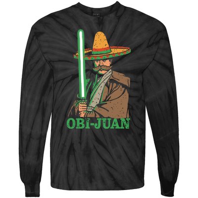 Obi Jaun Funny Cinco De Mayo Mexican Movie Nerd Lover Shirt Tie-Dye Long Sleeve Shirt