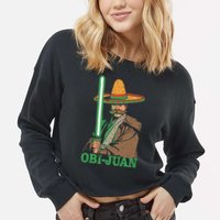 Obi Jaun Funny Cinco De Mayo Mexican Movie Nerd Lover Shirt Cropped Pullover Crew