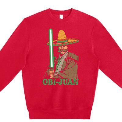 Obi Jaun Funny Cinco De Mayo Mexican Movie Nerd Lover Shirt Premium Crewneck Sweatshirt