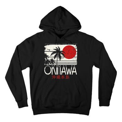Okinawa Japan Holiday Nihon Nippon Ikigai Retro Vintage Tall Hoodie