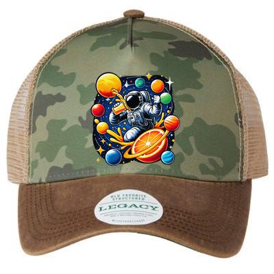 Orange Juice Lover Drinking Orange Juice Legacy Tie Dye Trucker Hat