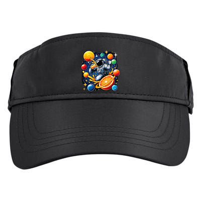 Orange Juice Lover Drinking Orange Juice Adult Drive Performance Visor