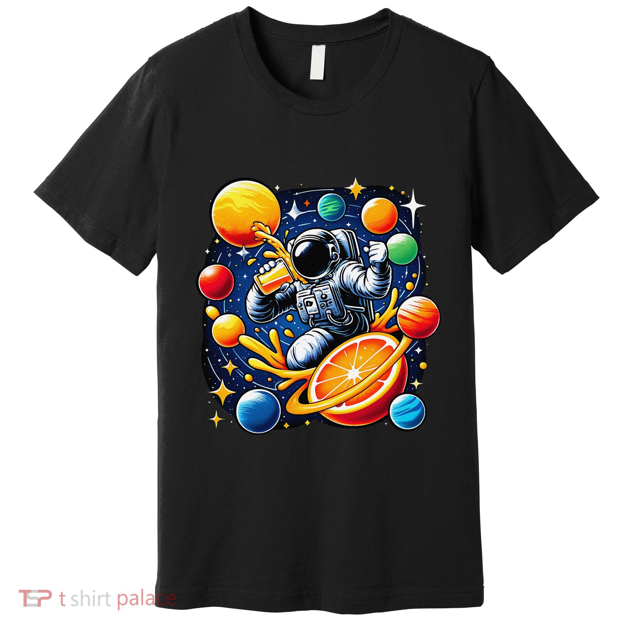 Orange Juice Lover Drinking Orange Juice Premium T-Shirt