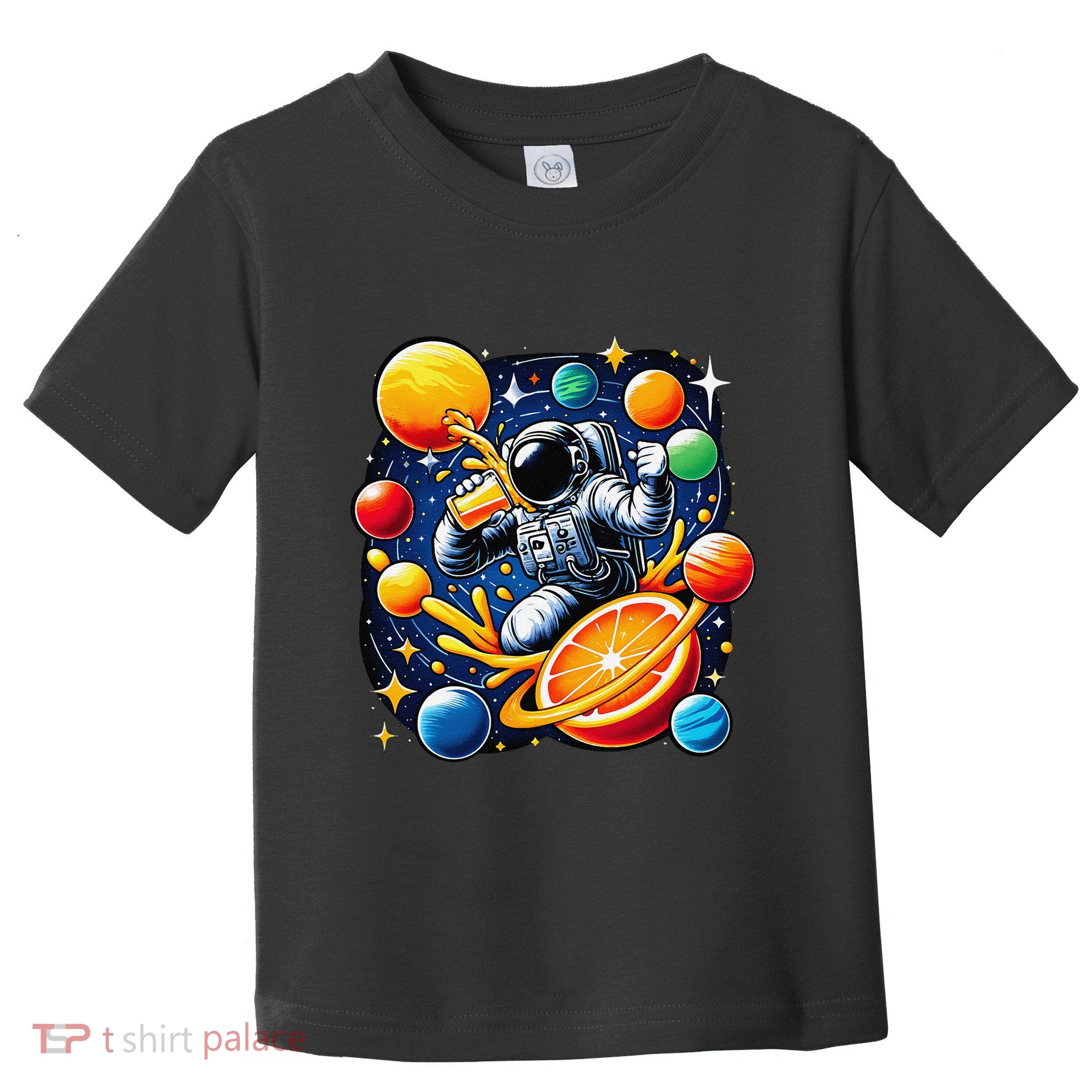 Orange Juice Lover Drinking Orange Juice Toddler T-Shirt