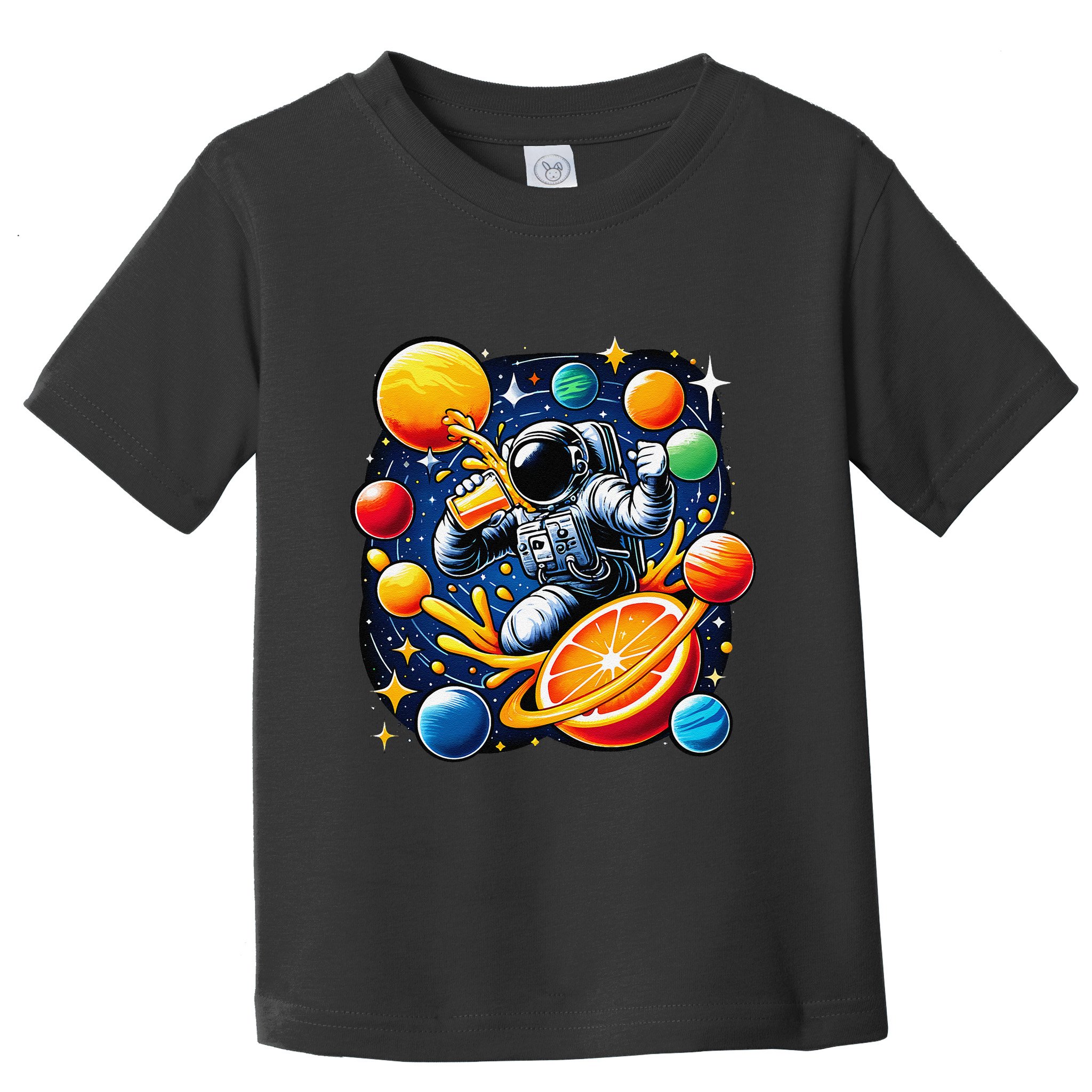 Orange Juice Lover Drinking Orange Juice Toddler T-Shirt