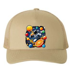 Orange Juice Lover Drinking Orange Juice Yupoong Adult 5-Panel Trucker Hat