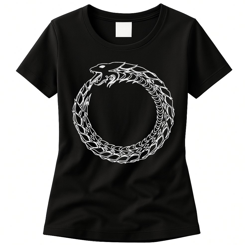 Ouroboros Jörmungandr Midgard Serpent Ragnarok Womens T-Shirt