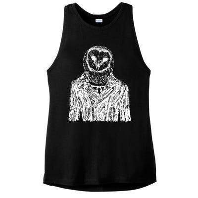 Owl Jacket Ladies PosiCharge Tri-Blend Wicking Tank