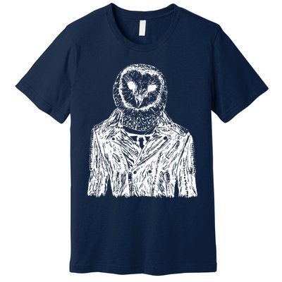 Owl Jacket Premium T-Shirt