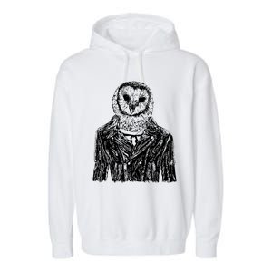 Owl Jacket Garment-Dyed Fleece Hoodie