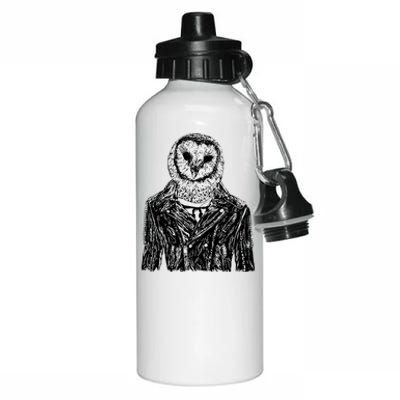 Owl Jacket Aluminum Water Bottle