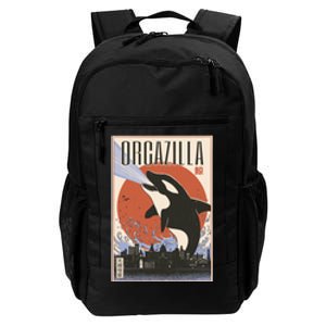 Orcazilla Japanese Poster Orca Daily Commute Backpack