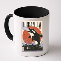 Orcazilla Japanese Poster Orca Mug