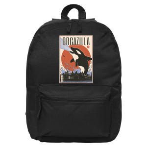 Orcazilla Japanese Poster Orca 16 in Basic Backpack