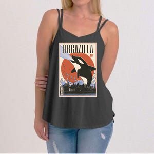 Orcazilla Japanese Poster Orca Women's Strappy Tank