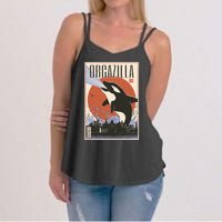 Orcazilla Japanese Poster Orca Women's Strappy Tank