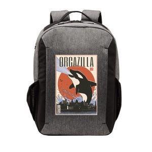 Orcazilla Japanese Poster Orca Vector Backpack