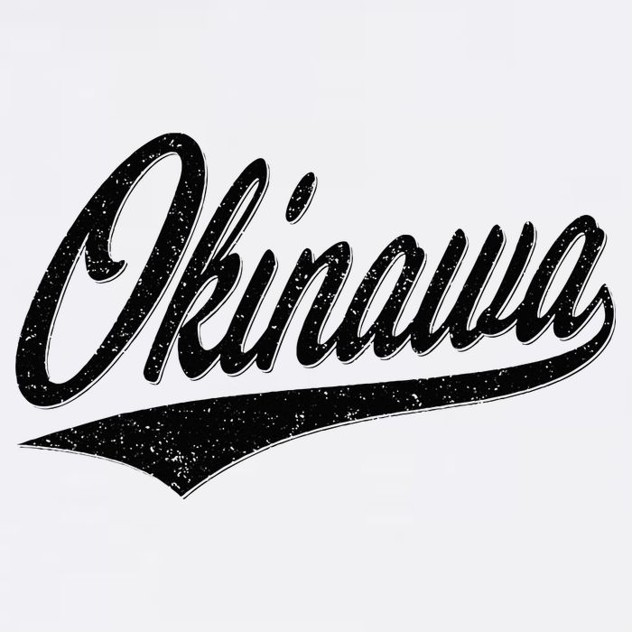 Okinawa Japan Varsity Script Retro Vintage Sports Style Sweatshirt