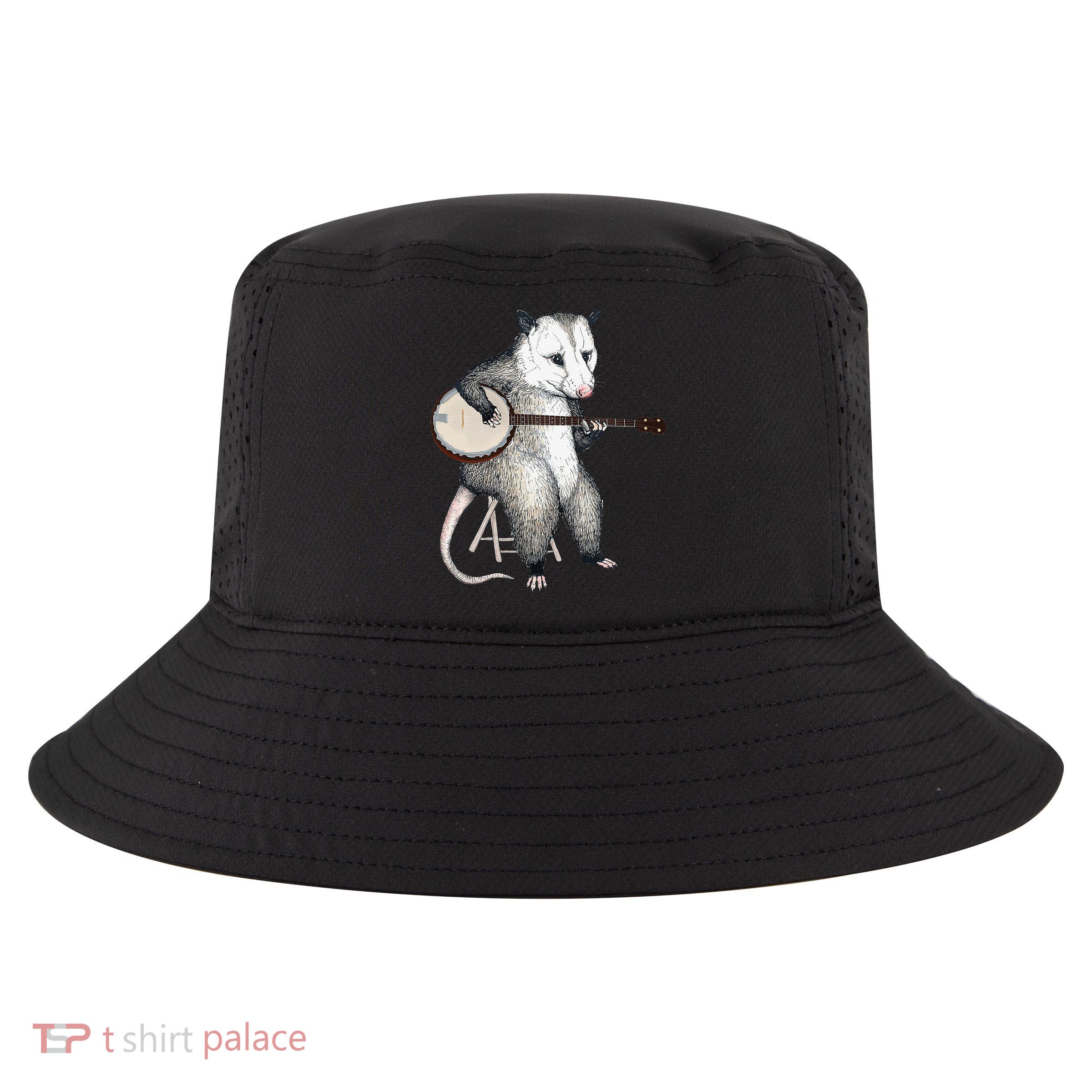 Opossum Japanese Wave Funny Vintage Possum Lover Cool Comfort Performance Bucket Hat