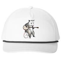 Opossum Japanese Wave Funny Vintage Possum Lover Snapback Five-Panel Rope Hat